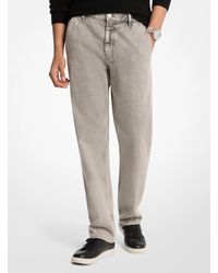 Michael Kors - Mk Finn Straight-Fit Stretch Denim Jeans - Lyst