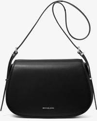 MICHAEL Michael Kors - Mk Lydia Medium Leather Messenger Bag - Lyst