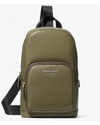 Michael Kors - Cooper Pebbled Leather Sling Pack - Lyst