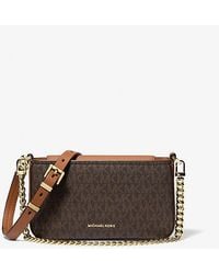 MICHAEL Michael Kors - Bryant Small Signature Logo Convertible Pochette - Lyst