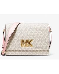 Michael Kors - Mimi Medium Logo Messenger Bag - Lyst