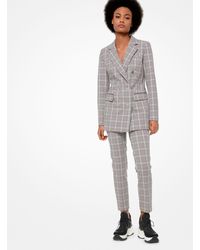 Michael Kors Blazer Aus Twill Mit Glencheck-Karomuster - Mehrfarbig