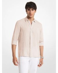Michael Kors - Mk Classic-Fit Linen Shirt - Lyst