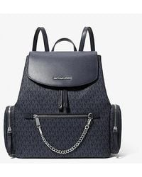 Michael Kors - Jet Set Large Signature Logo Backpack - Lyst
