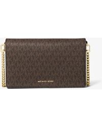 MICHAEL Michael Kors - Mk Jet Set Medium Signature Logo Crossbody Bag - Lyst