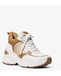 Michael Kors - Katrina Mixed-Media Trainer - Lyst