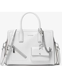 Michael Kors - Mk Laila Medium Leather Satchel With Card Case - Lyst