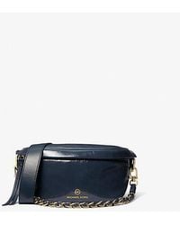 Michael Kors - Slater Extra-small Patent Leather Sling Pack - Lyst