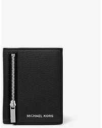 Michael Kors - Hudson Leather Zip Wallet - Lyst