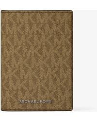 Michael Kors - Michael Kors Hudson Signature Logo Folio Card Case - Lyst