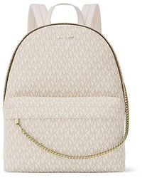 Michael Kors - Slater Medium Signature Logo Backpack - Lyst