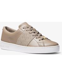 MICHAEL Michael Kors - Mk Sneaker Keaton Con Righe E Stampa Logo - Lyst