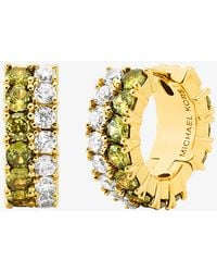 Michael Kors - Mk Orecchini Huggie Colorati Con Pietre - Lyst