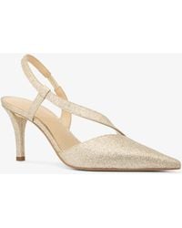 MICHAEL Michael Kors - Mk Jaida Glitter Embellished Leather Pump - Lyst