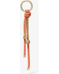 MICHAEL Michael Kors - Mk-Tone And Speckled Cord Bag Charm - Lyst