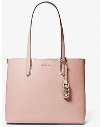 Michael Kors - Eliza Extra-large Pebbled Leather Reversible Tote Bag - Lyst