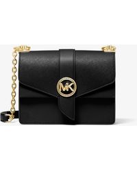 MICHAEL Michael Kors - Mk Greenwich Small Saffiano Leather Crossbody Bag - Lyst