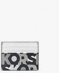 Michael Kors - Cooper Graphic Logo Tall Card Case - Lyst