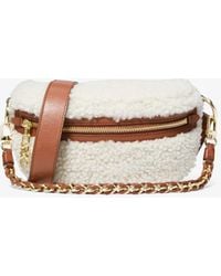 Michael Kors - Slater Extra-small Shearling Sling Pack - Lyst
