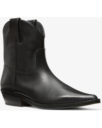 MICHAEL Michael Kors - Mk Noemie Leather Boot - Lyst