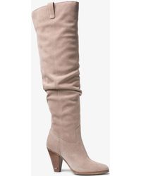 michael michael kors divia nappa leather boot