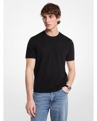 Michael Kors - Mkcamiseta De Lino Y Algodón - Lyst