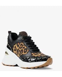 Michael Kors - Katrina Mixed-Media Trainer - Lyst
