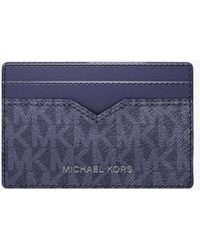 Michael Kors - Hudson Logo Card Case - Lyst
