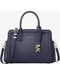 MICHAEL Michael Kors - Mk Laila Extra-Small Leather Crossbody Bag - Lyst