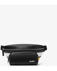 Michael Kors - Rivington Striped Logo Belt Bag - Lyst
