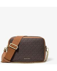Michael Kors - Bryant Medium Signature Logo Camera Crossbody Bag - Lyst