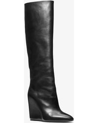 Michael Kors - Michael Kors Jodi Leather Tall Boot - Lyst