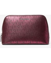 MICHAEL Michael Kors - Mk Kit Da Viaggio Jet Set Piccolo Con Logo Metallizzato - Lyst