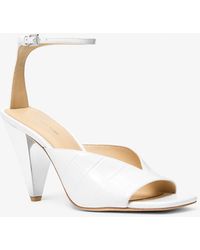 MICHAEL Michael Kors - Mk Sandale Electra En Cuir Effet Crocodile En Relief - Lyst