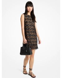 Michael Kors - Mk Mirror Embellished Floral Crochet Dress - Lyst