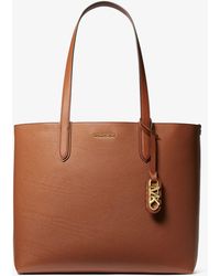 MICHAEL Michael Kors - Eliza Extra-large Pebbled Leather Reversible Tote Bag - Lyst