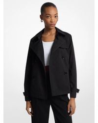 MICHAEL Michael Kors - Cropped Trench Coat - Lyst