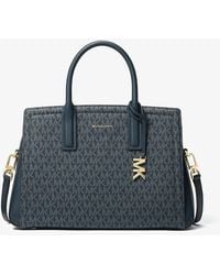 MICHAEL Michael Kors - Mk Borsa A Mano Laila Media Con Logo - Lyst