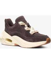 MICHAEL Michael Kors - Mk Toni Suede Trainer - Lyst