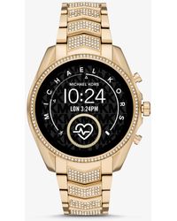 michael kors rainbow pave watch