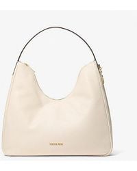 Michael Kors - Nayla Medium Pebbled Leather Shoulder Bag - Lyst
