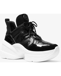 michael michael kors felicia flatform dad sneakers