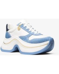 MICHAEL Michael Kors - Mk Basket Arla En Cuir Et Daim - Lyst