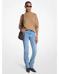 MICHAEL Michael Kors - Mk Wool Polo Neck Jumper - Lyst