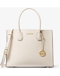 Grand sac main Mercer en peau de serpent Michael Kors en coloris