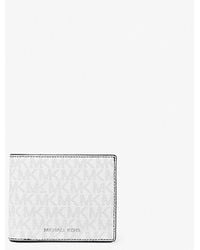 Michael Kors - Harrison Logo Billfold Wallet With Passcase - Lyst