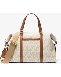 Michael Kors Outlet - Mk Beck Medium Signature Logo Satchel - Lyst
