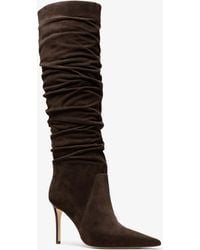 MICHAEL Michael Kors - Mk Dawn Leather Boot - Lyst