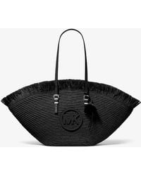 Michael Kors - Mk Isa Large Hand-Crocheted Fan Tote Bag - Lyst