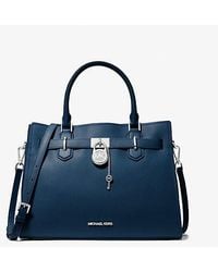 Michael Kors - Hamilton Medium Leather Satchel - Lyst